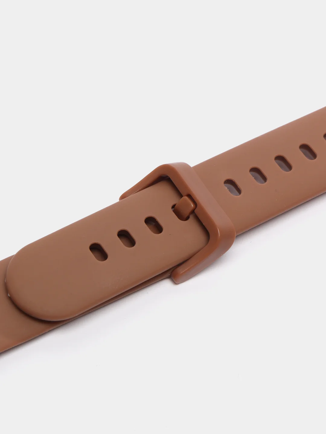 Коричневый ремешок силиконовый для Xiaomi Mi Band 7 Pro