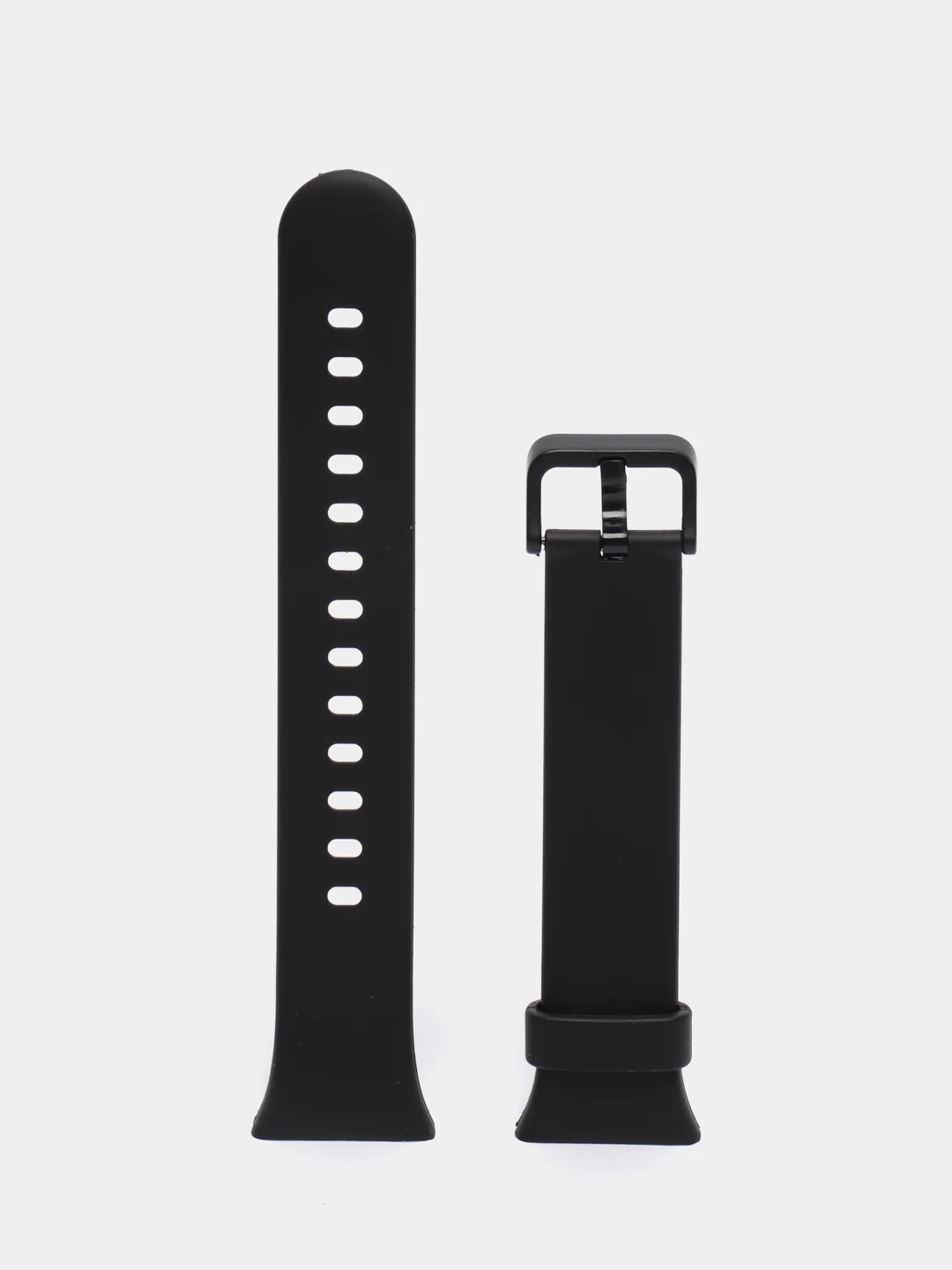 Черный ремешок силиконовый для Xiaomi Mi Band 7 Pro