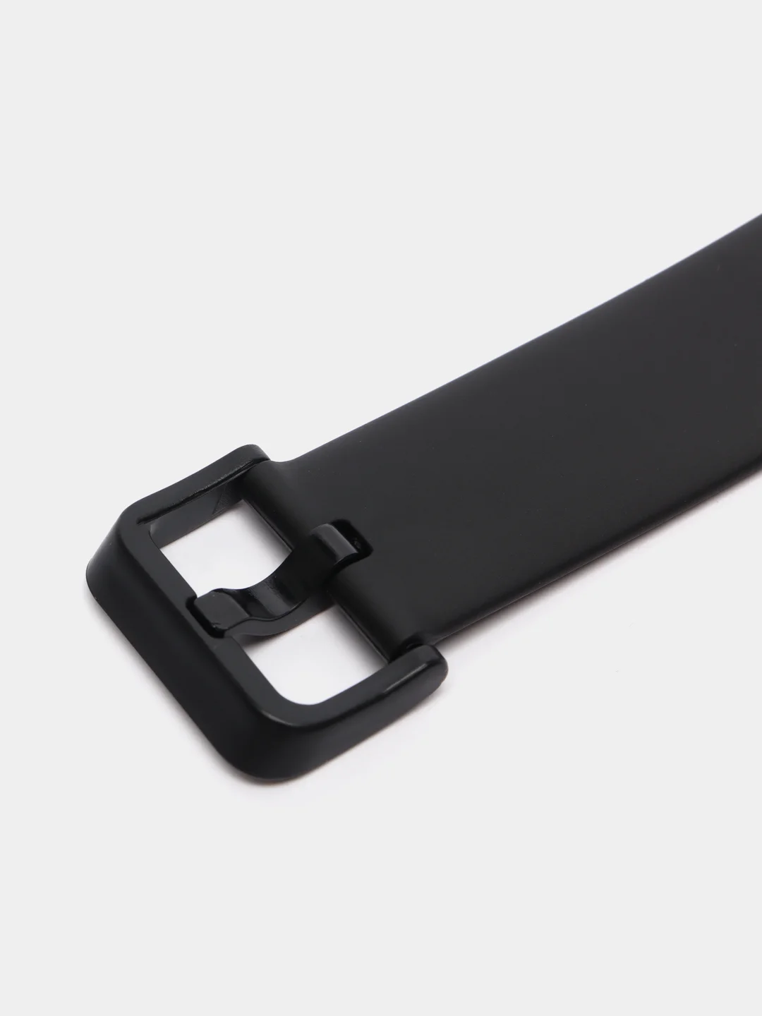 Черный ремешок силиконовый для Xiaomi Mi Band 7 Pro