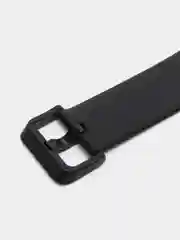 Черный ремешок силиконовый для Xiaomi Mi Band 7 Pro