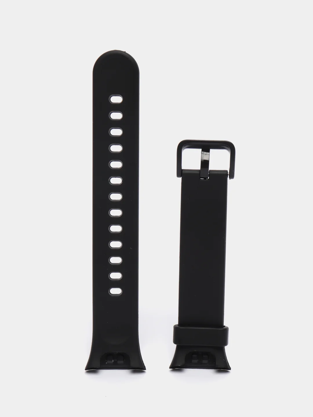 Черный ремешок силиконовый для Xiaomi Mi Band 7 Pro