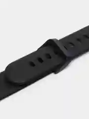 Черный ремешок силиконовый для Xiaomi Mi Band 7 Pro