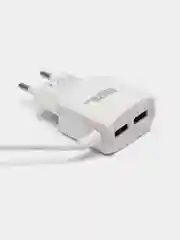 Белый сетевое зарядное устройство/Type-C/2.4A/+2 USB/блок питания для телефона