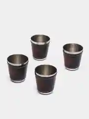 Набор рюмок/ Рюмки походные/ 4 рюмки/ Набор стопок/ 4 стопки