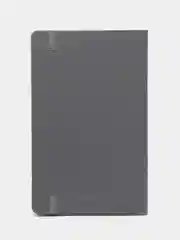 Блокнот А5 130х210мм, BRAUBERG ULTRA, балакрон, 80г/м2, 96л, клетка, серый, 113036