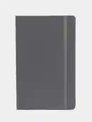 Блокнот А5 130х210мм, BRAUBERG ULTRA, балакрон, 80г/м2, 96л, клетка, серый, 113036
