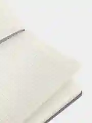 Блокнот А5 130х210мм, BRAUBERG ULTRA, балакрон, 80г/м2, 96л, клетка, серый, 113036