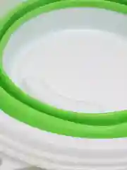 Оранжевый ведро складное для уборки, силиконовое, 5 / 10 л