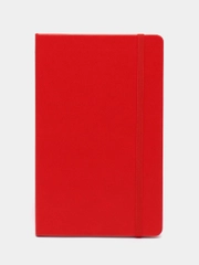 Блокнот А5 130х210мм, BRAUBERG ULTRA, балакрон, 80г/м2, 96л, в точку, красный, 113042