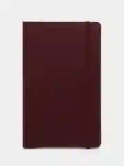 Блокнот А5 130х210мм, BRAUBERG ULTRA, балакрон, 80г/м2, 96л, клетка, бордовый, 113037
