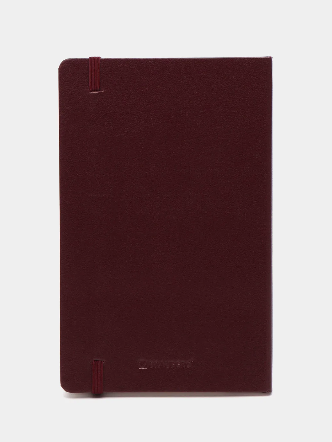 Блокнот А5 130х210мм, BRAUBERG ULTRA, балакрон, 80г/м2, 96л, клетка, бордовый, 113037