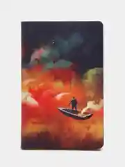 Ежедневник недатированный BRAUBERG VISTA "Sky boat", А5, 136 листов