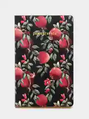 Ежедневник недатированный BRAUBERG Vista Pomegranate, под кожу, А5, 138х213 мм, 136 листов