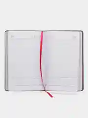 Ежедневник недатированный BRAUBERG Vista Pomegranate, под кожу, А5, 138х213 мм, 136 листов