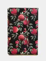 Ежедневник недатированный BRAUBERG Vista Pomegranate, под кожу, А5, 138х213 мм, 136 листов