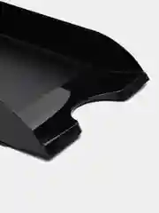 Лоток для бумаг BRAUBERG ORIGINAL, горизонтальный, черный, 315 х 250 х 60 мм, 238104