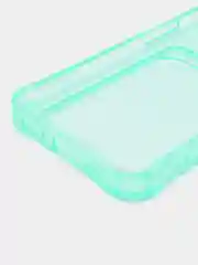 Бирюзовый чехол OPPO A16, A17, Realme C30, C31, Realme C33, C35 противоударный с каманом под карту