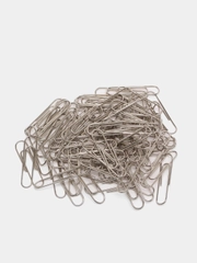 Скрепки BRAUBERG, 33 мм, никелированные, 100 шт., в картонной коробке, 270443