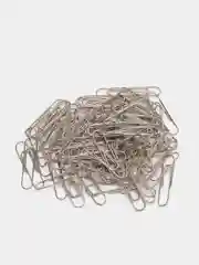 Скрепки BRAUBERG, 33 мм, никелированные, 100 шт., в картонной коробке, 270443