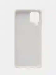 Бежевый чехол для Samsung A22 (самсунг), силиконовый, с принтом