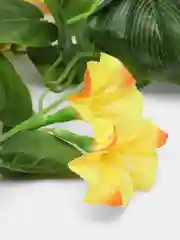 Желтый искусственные цветы: лиана, лоза цветущая, петуния