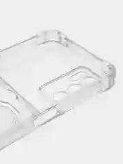 Прозрачный чехол OPPO A16, A17, Realme C30, C31, Realme C33, C35 противоударный с каманом под карту