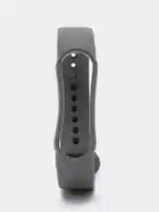 Тёмно-серый ремешок силиконовый для фитнес браслета Xiaomi Mi Band 5 Mi Band 6 (Ми Банд 5 Ми Банд 6)