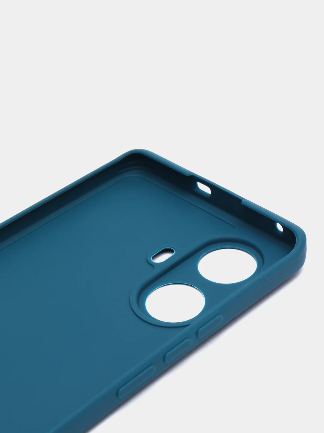 Синий силиконовый чехол для Realme 10 Pro+ / 10 Pro Plus (Реалми 10 Про Плюс 5 Джи), прозрачный