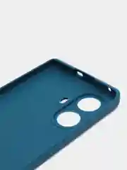 Синий силиконовый чехол для Realme 10 Pro+  / 10 Pro Plus (Реалми 10 Про Плюс 5 Джи), прозрачный