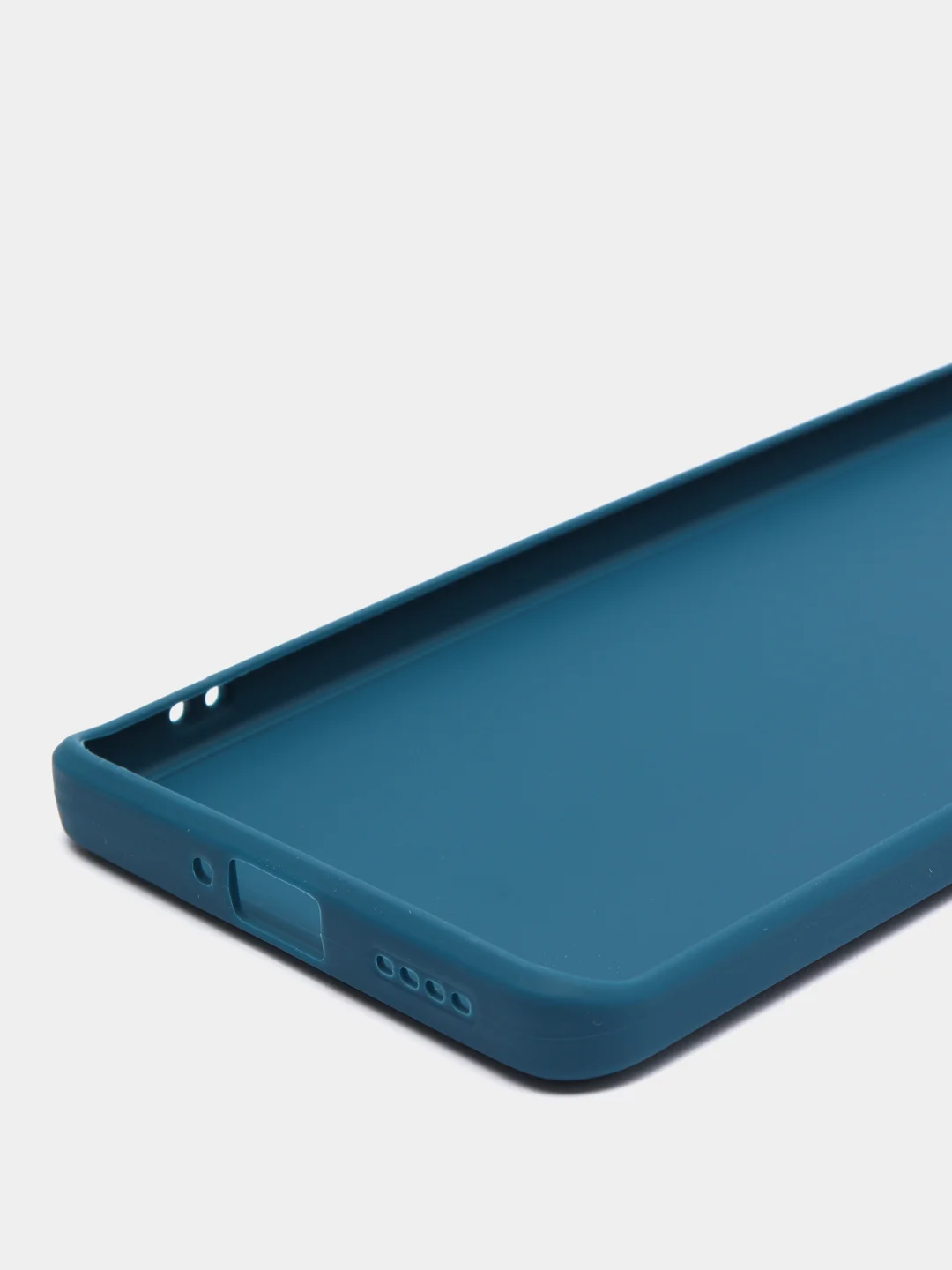 Синий силиконовый чехол для Realme 10 Pro+ / 10 Pro Plus (Реалми 10 Про Плюс 5 Джи), прозрачный