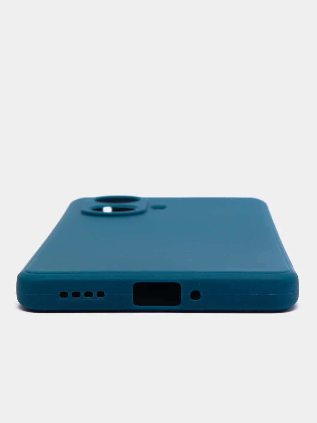 Синий силиконовый чехол для Realme 10 Pro+ / 10 Pro Plus (Реалми 10 Про Плюс 5 Джи), прозрачный