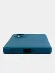Синий силиконовый чехол для Realme 10 Pro+  / 10 Pro Plus (Реалми 10 Про Плюс 5 Джи), прозрачный