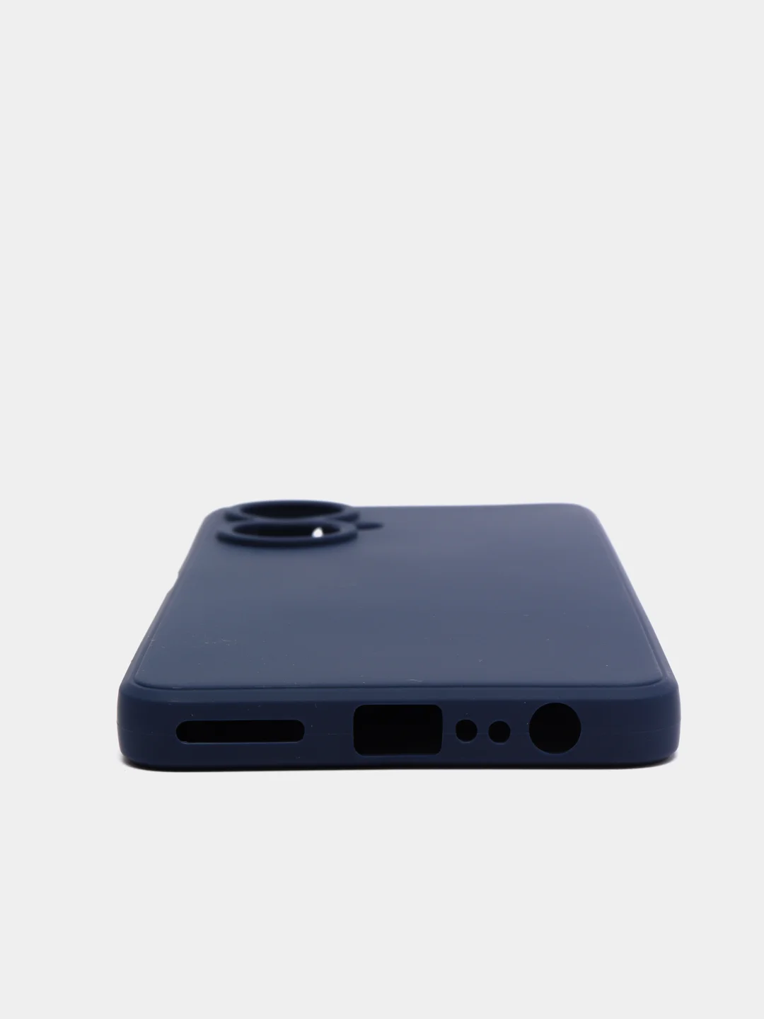 Темно-синий силиконовый чехол для Tecno Camon 19 / 19 Pro (Техно Камон 19 / 19 Про), прозрачный