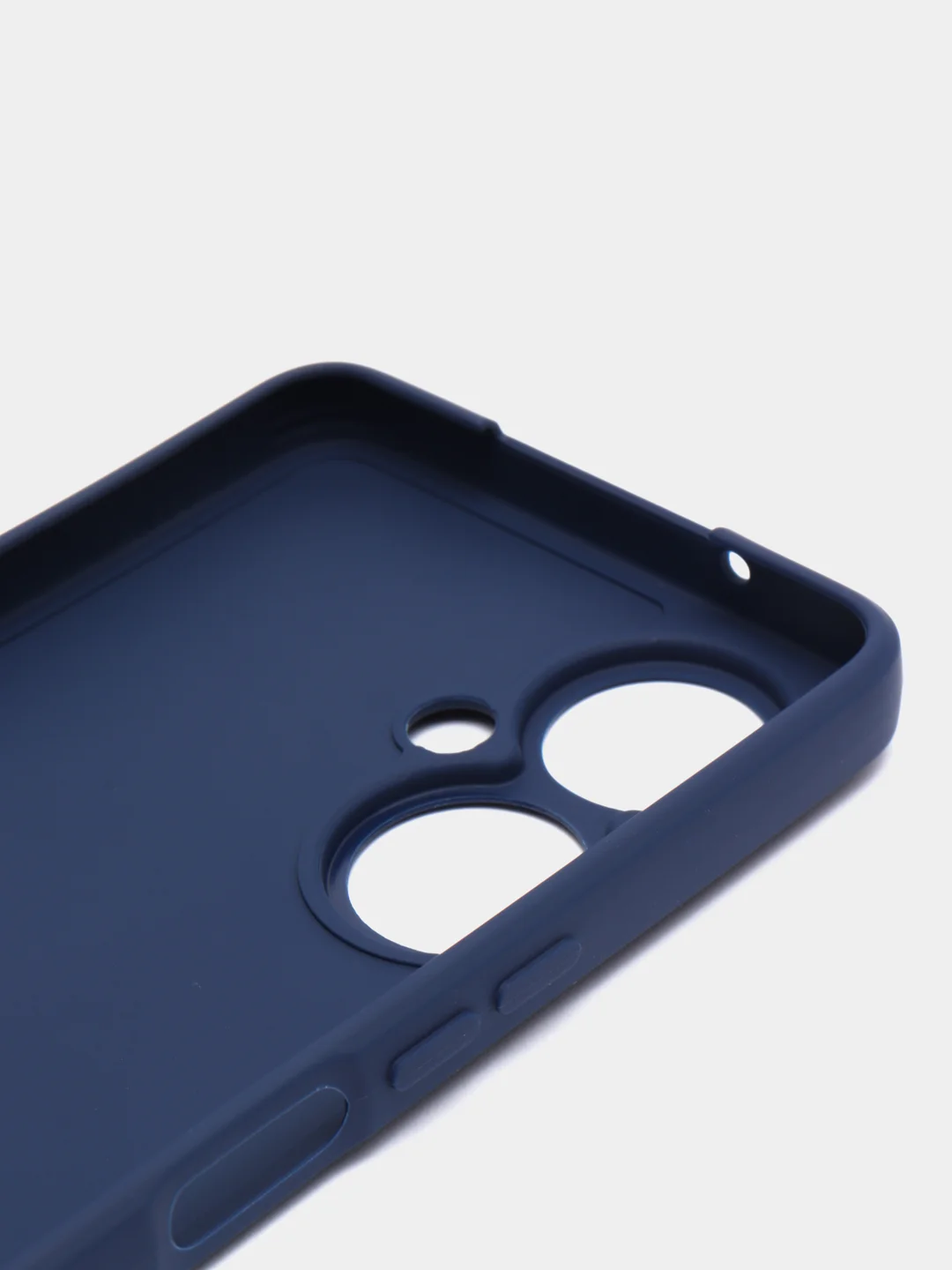 Темно-синий силиконовый чехол для Tecno Camon 19 / 19 Pro (Техно Камон 19 / 19 Про), прозрачный