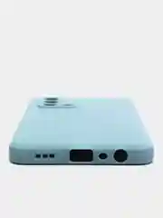 Светло-синий силиконовый чехол для Oppo (Оппо) A74 4g, A95 4g, F19 4g, F19S, силиконовый