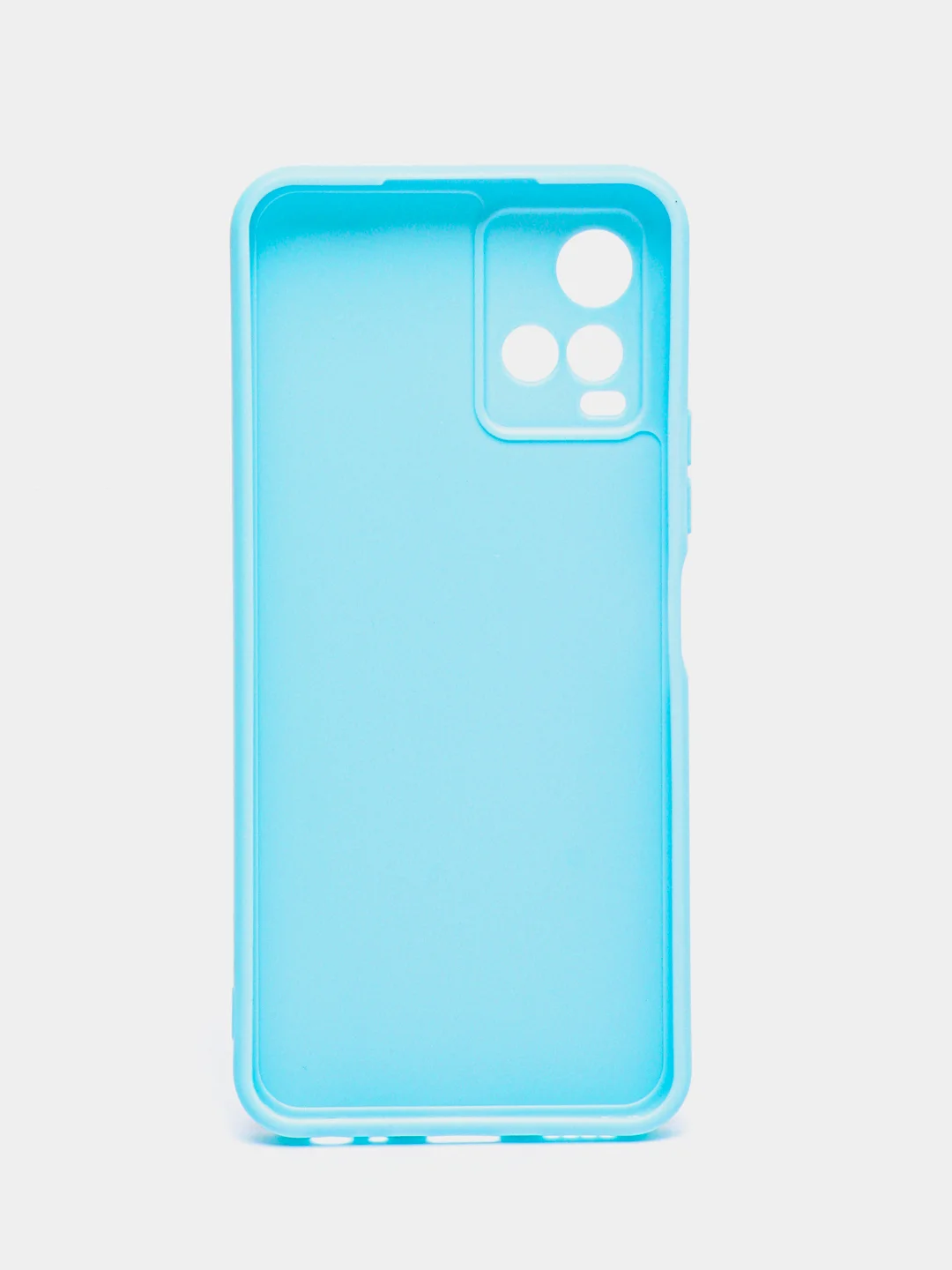 Голубой чехол для Vivo Y33s, Y21 2021 (Виво у33С, у21 2021), силиконовый