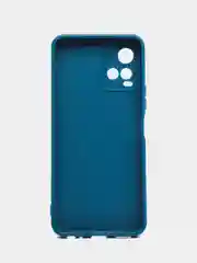 Синий чехол для Vivo Y33s, Y21 2021 (Виво у33С, у21 2021), силиконовый
