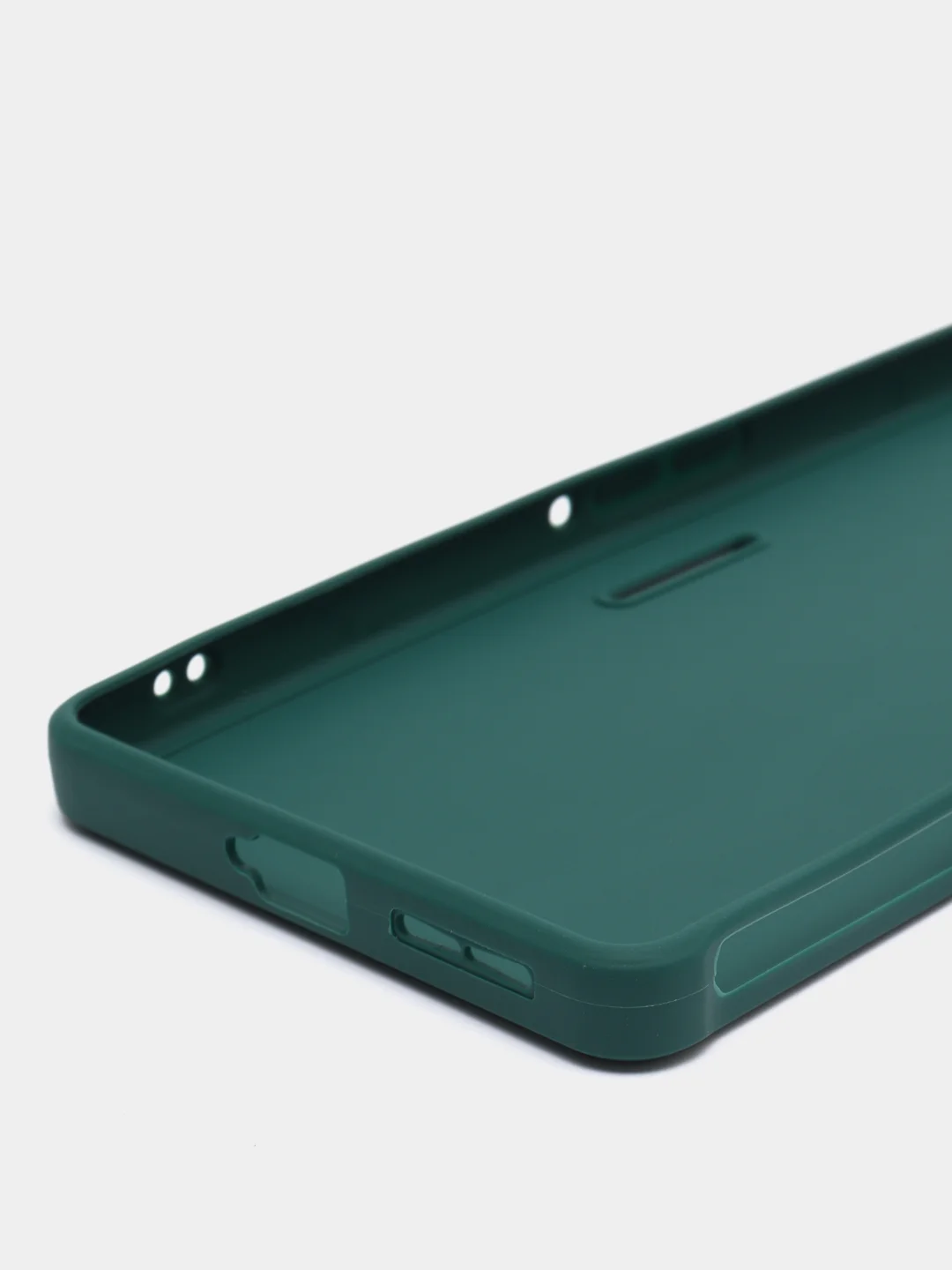 Тёмно-зелёный чехол для Xiaomi Poco F4 GT (Поко Ф4 Джити) силиконовый, черный, матовый, с защитой камеры
