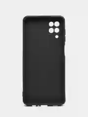 Черный чехол силиконовый для Samsung Galaxy A12 / M12 ( Самсунг А12 / М12)