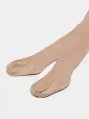 Бежевый колготки детские, хлопковые, однотонные