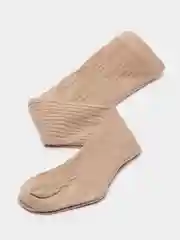 Бежевый колготки детские, хлопковые, однотонные