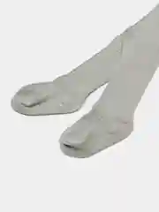 Серебряный колготки детские, хлопковые, однотонные