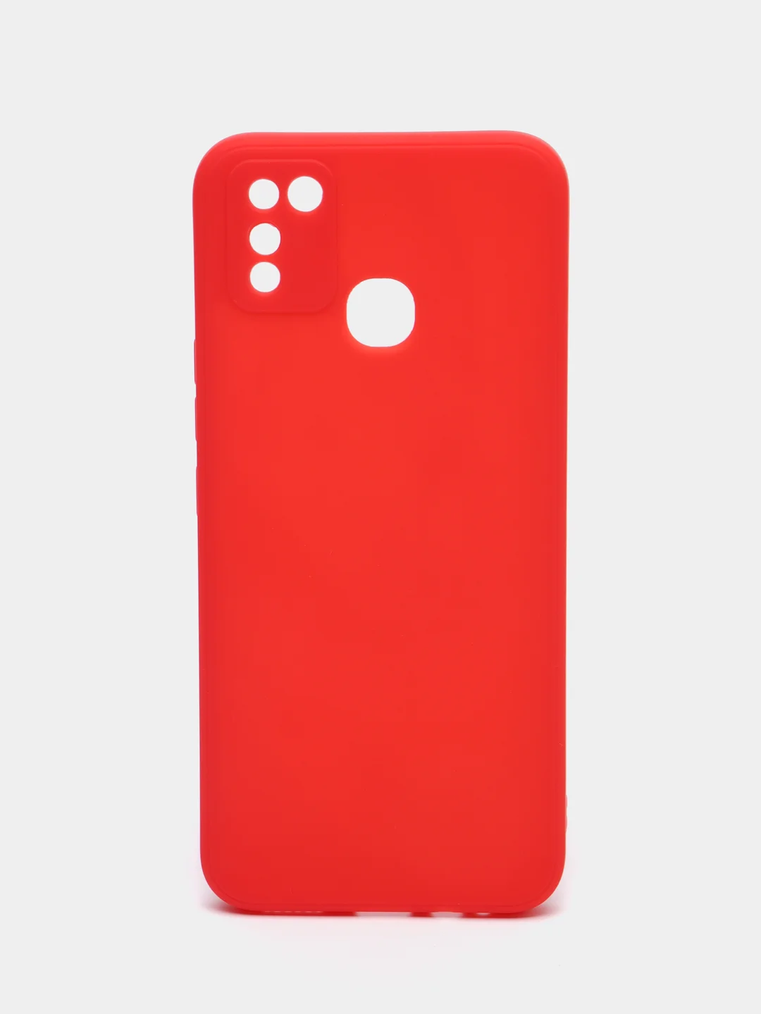 Красный чехол для Infinix Hot 10 Lite (Инфиникс Хот 10 Лайт), силиконовый