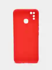 Красный чехол для Infinix Hot 10 Lite (Инфиникс Хот 10 Лайт), силиконовый