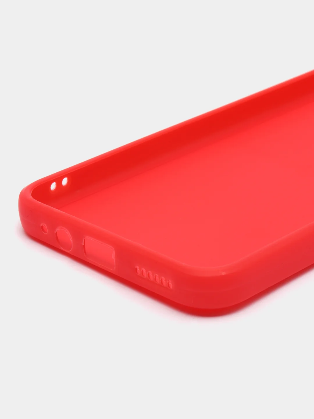 Красный чехол для Infinix Hot 10 Lite (Инфиникс Хот 10 Лайт), силиконовый