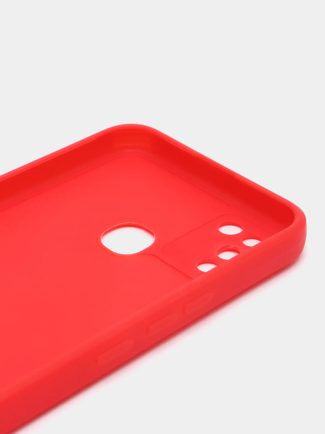 Красный чехол для Infinix Hot 10 Lite (Инфиникс Хот 10 Лайт), силиконовый