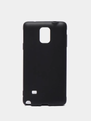 Чехол Samsung Galaxy Note 4 (SM-N910C), Галакси Нот 4 (СМ-Н910С) черный силиконовый