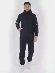Синий меланж спортивный костюм мужской