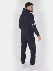 Синий меланж спортивный костюм мужской