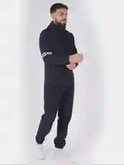 Синий меланж спортивный костюм мужской
